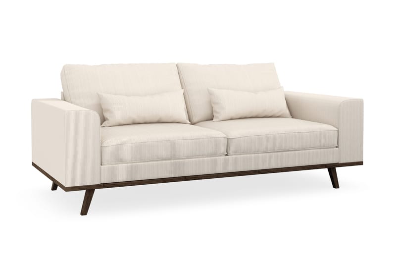 Copenhagen 2-seters Manchestersofa - Beige - Møbler - Sofaer - 2 seter sofa