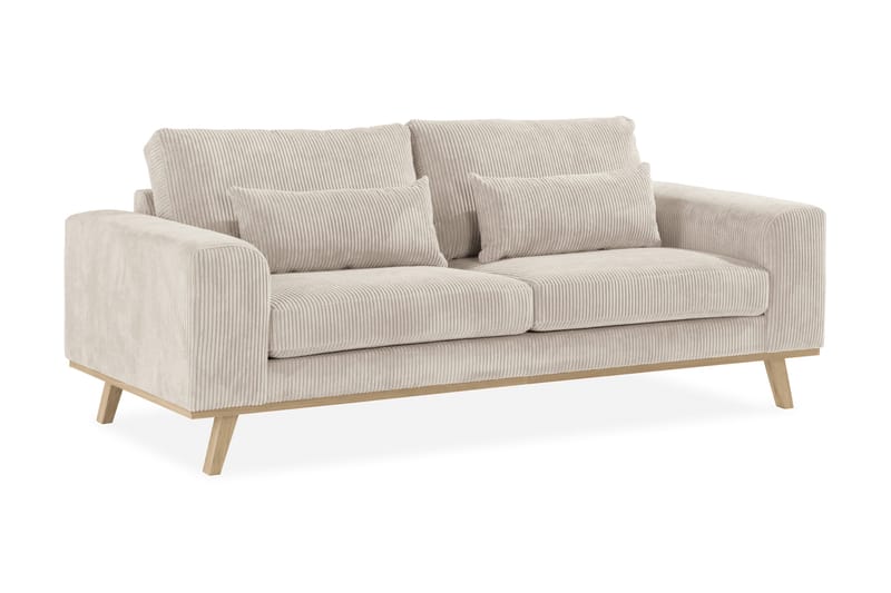 Copenhagen 2-seters Manchestersofa - Beige - Møbler - Sofaer - 2 seter sofa