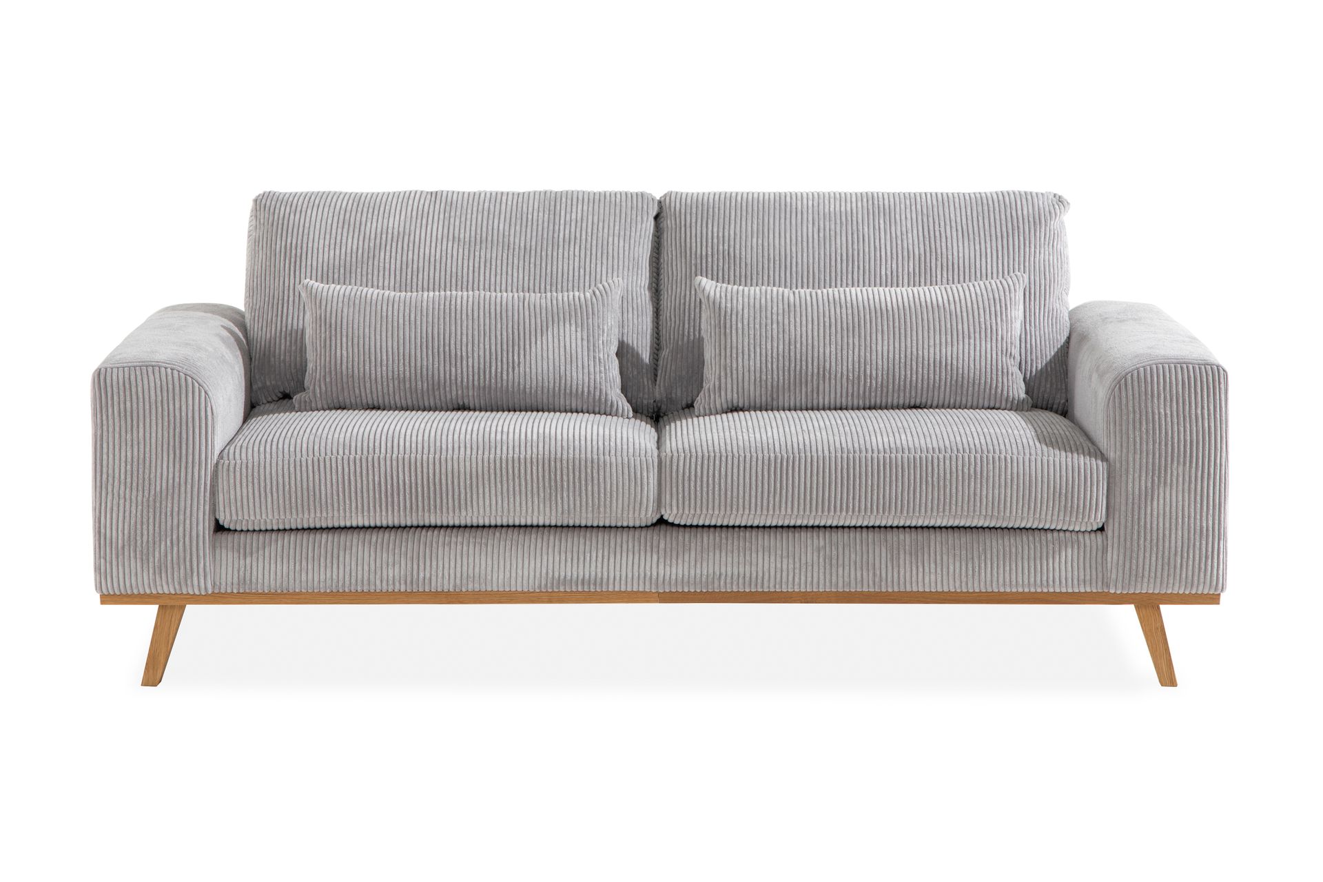 Copenhagen 2-seters Manchestersofa - Lys grå - Møbler - Sofaer - 2 seter sofa