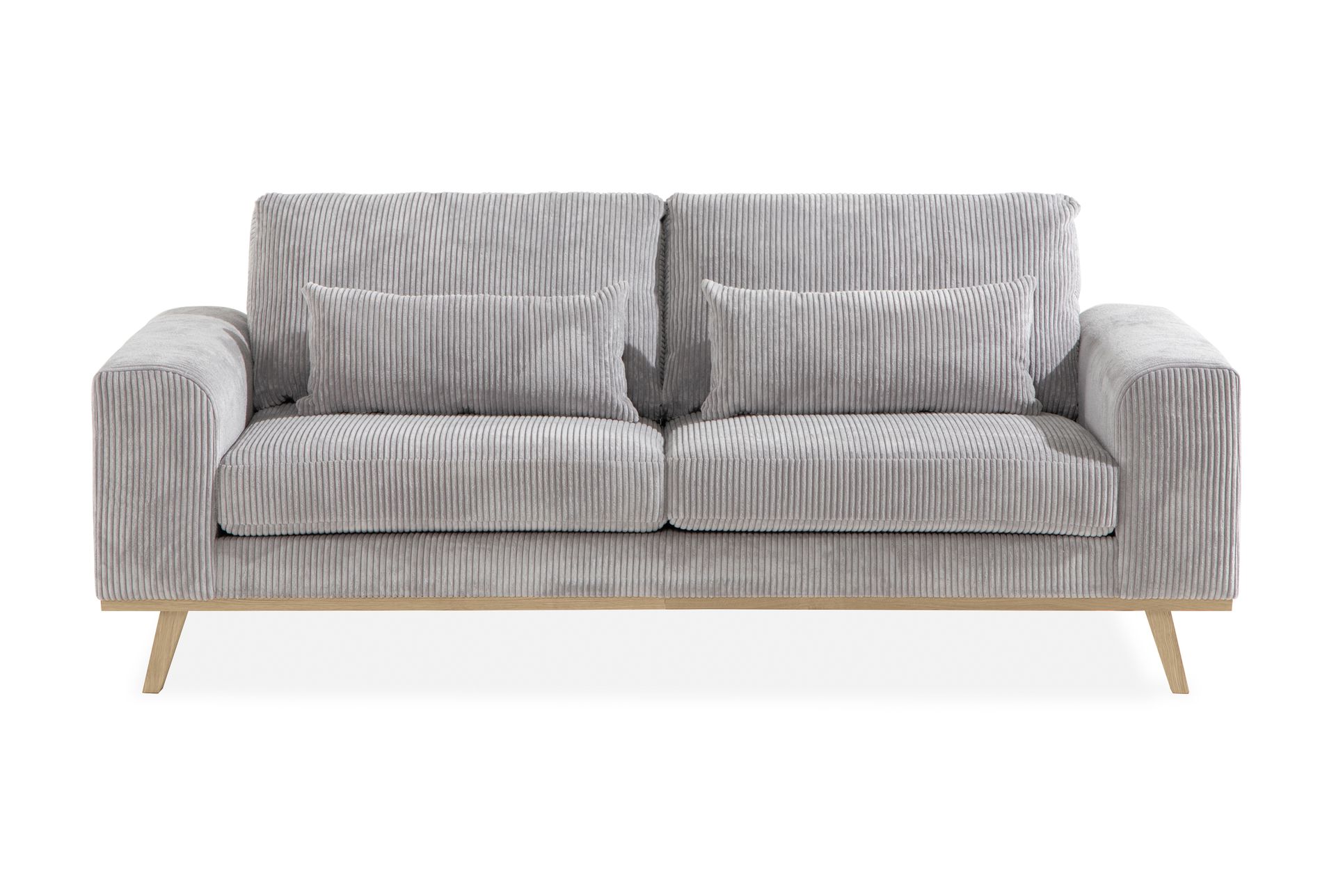 Copenhagen 2-seters Manchestersofa - Lys grå - Møbler - Sofaer - 2 seter sofa