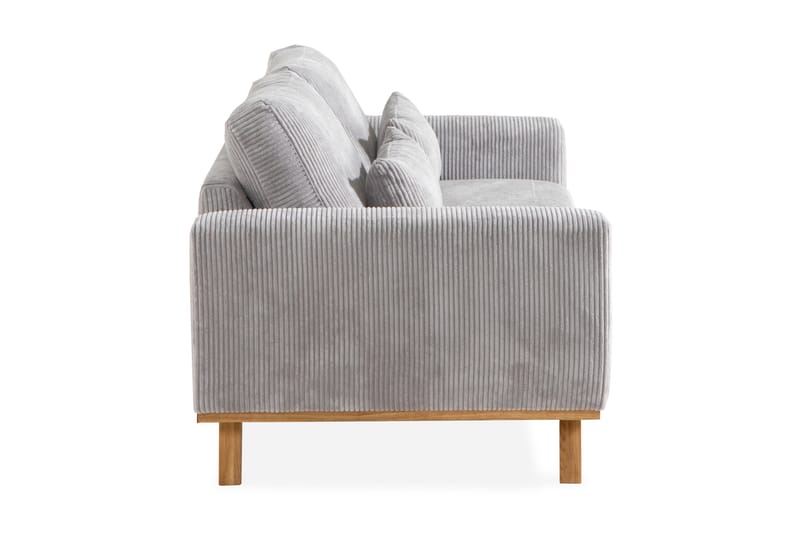 Copenhagen 2-seters Manchestersofa - Lys grå - Møbler - Sofaer - 2 seter sofa