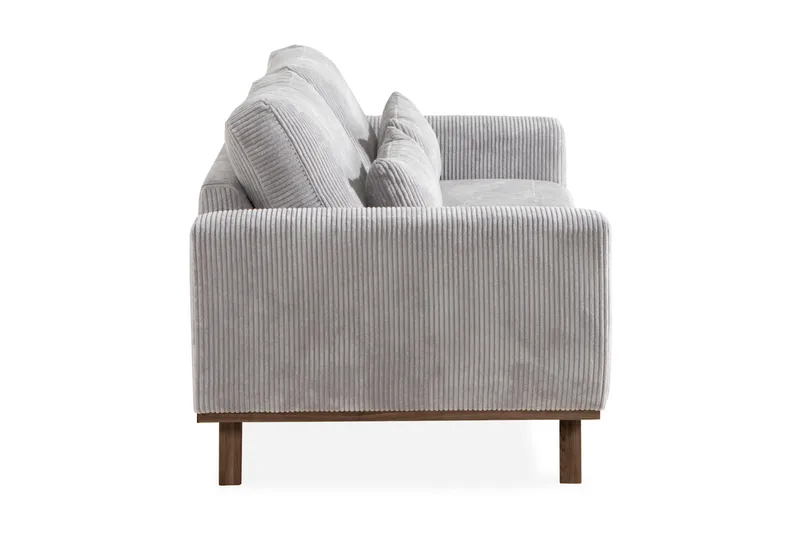 Copenhagen 2-seters Manchestersofa - Lys grå - Møbler - Sofaer - 2 seter sofa