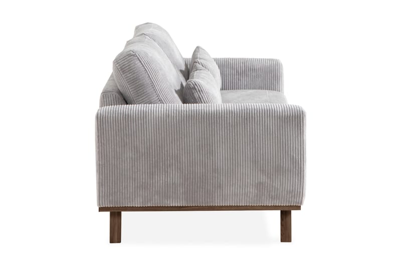 Copenhagen 2-seters Manchestersofa - Lys grå - Møbler - Sofaer - 2 seter sofa