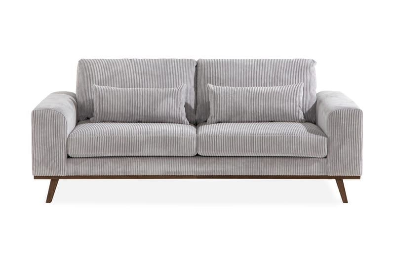 Copenhagen 2-seters Manchestersofa - Lys grå - Møbler - Sofaer - 2 seter sofa
