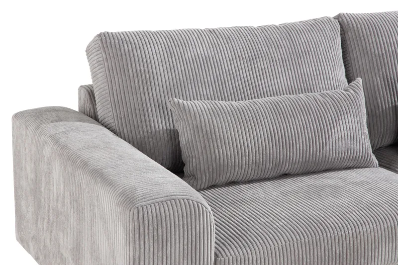 Copenhagen 2-seters Manchestersofa - Lys grå - Møbler - Sofaer - 2 seter sofa