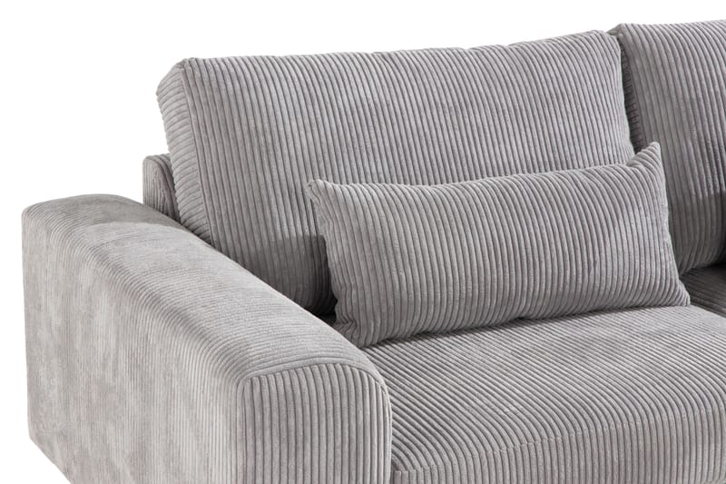 Copenhagen 2-seters Manchestersofa - Lys grå - Møbler - Sofaer - 2 seter sofa