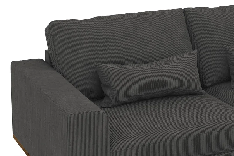 Copenhagen 2-seters Manchestersofa - Mørk grå - Møbler - Sofaer - 2 seter sofa