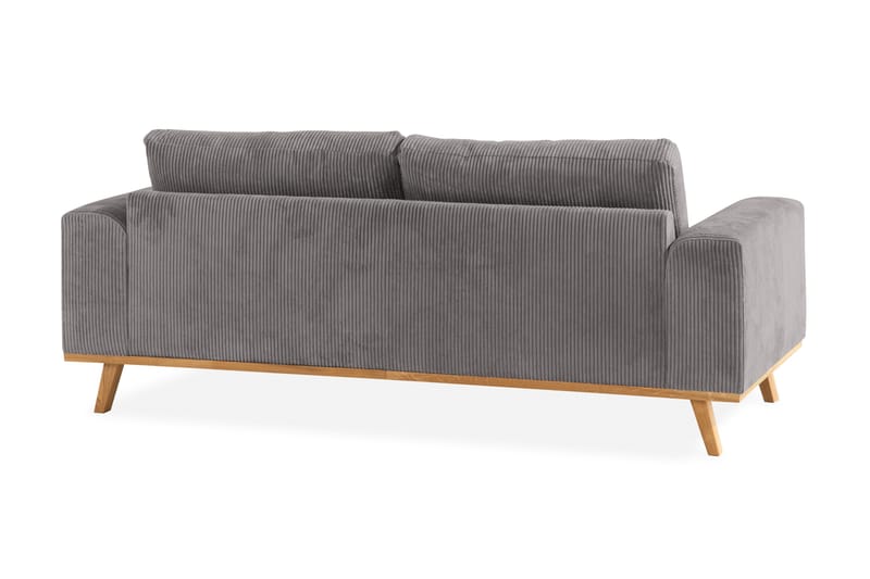Copenhagen 2-seters Manchestersofa - Mørk grå - Møbler - Sofaer - 2 seter sofa