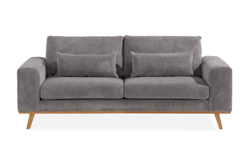 Copenhagen 2-seters Manchestersofa - Mørk grå - Møbler - Sofaer - 2 seter sofa