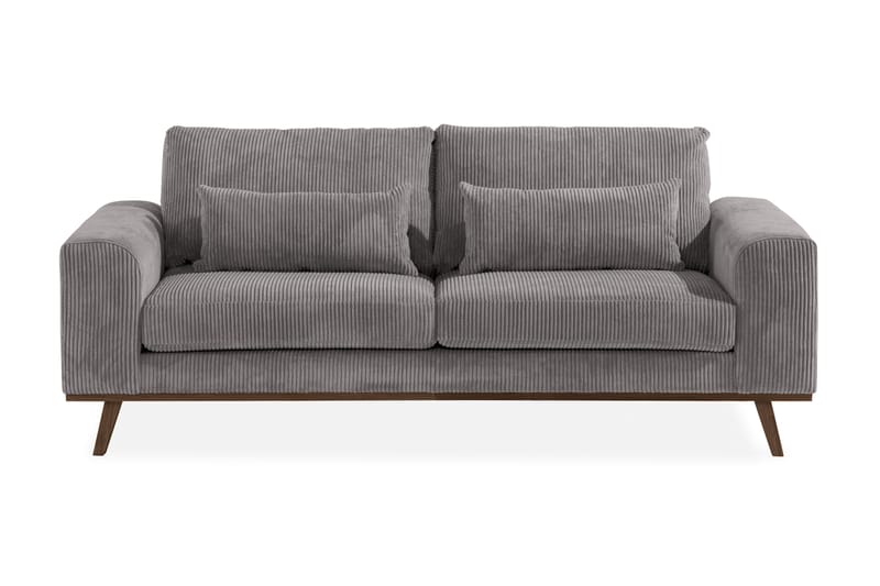 Copenhagen 2-seters Manchestersofa - Mørk grå - Møbler - Sofaer - 2 seter sofa
