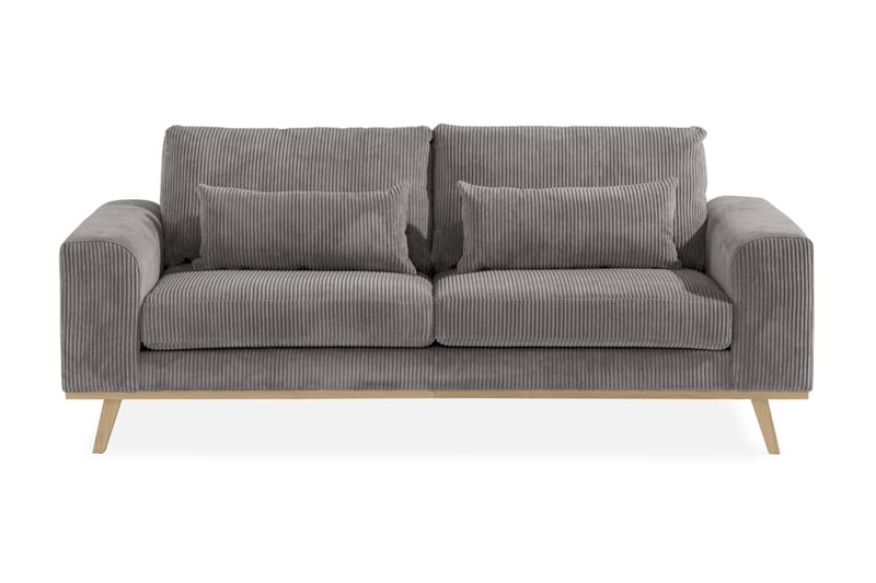 Copenhagen 2-seters Manchestersofa - Mørk grå - Møbler - Sofaer - 2 seter sofa