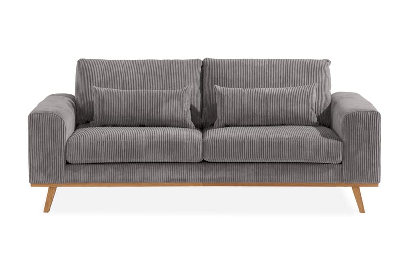Copenhagen 2-seters Manchestersofa - Mørk grå - Møbler - Sofaer - 2 seter sofa