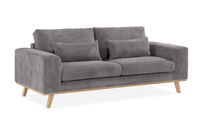 Copenhagen 2-seters Manchestersofa - Mørk grå - Møbler - Sofaer - 2 seter sofa