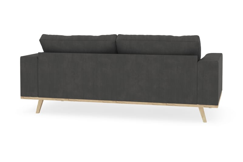 Copenhagen 2-seters Manchestersofa - Mørk grå - Møbler - Sofaer - 2 seter sofa