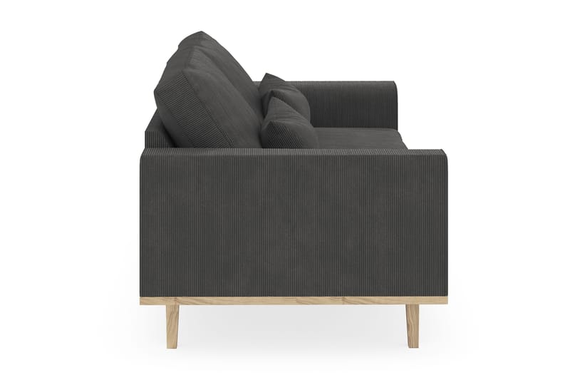 Copenhagen 2-seters Manchestersofa - Mørk grå - Møbler - Sofaer - 2 seter sofa