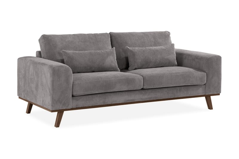 Copenhagen 2-seters Manchestersofa - Mørk grå - Møbler - Sofaer - 2 seter sofa