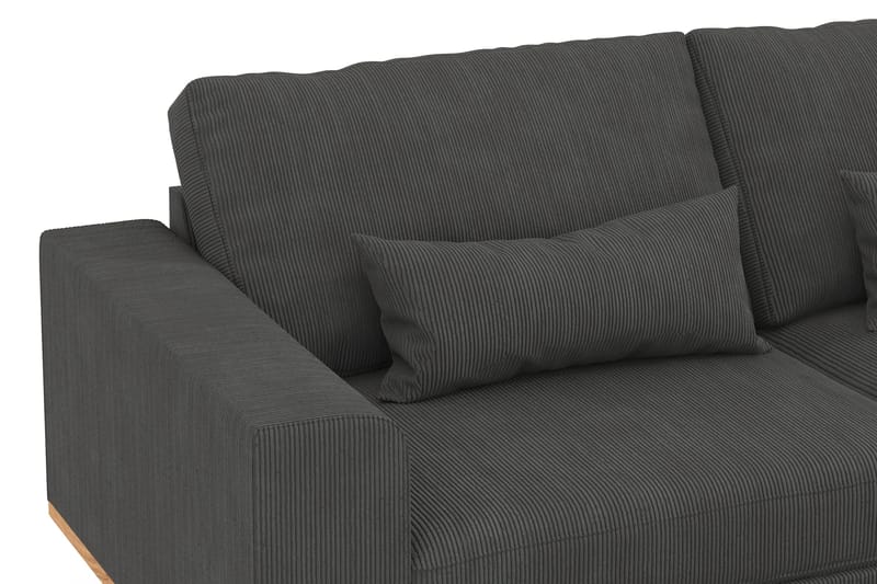 Copenhagen 2-seters Manchestersofa - Mørk grå - Møbler - Sofaer - 2 seter sofa