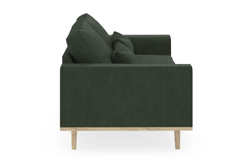 Copenhagen 2-seters Manchestersofa - Mørk grønn - Møbler - Sofaer - 2 seter sofa