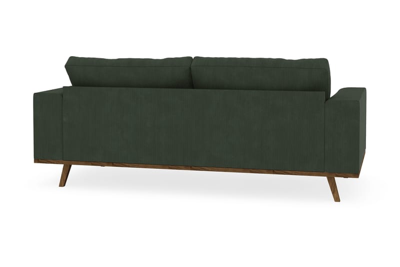 Copenhagen 2-seters Manchestersofa - Mørk grønn - Møbler - Sofaer - 2 seter sofa