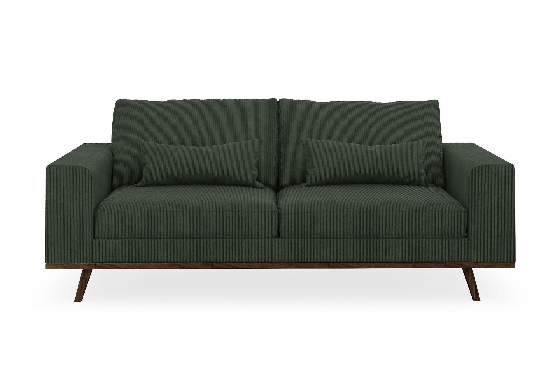 Copenhagen 2-seters Manchestersofa - Mørk grønn