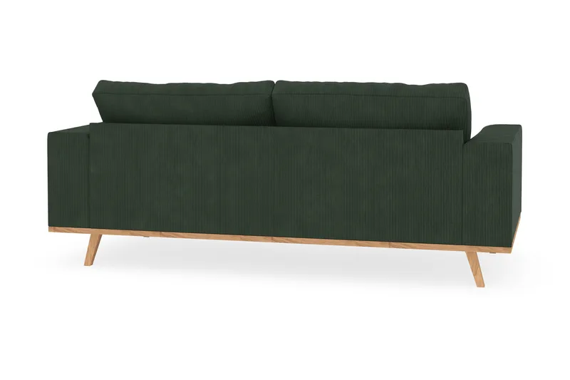 Copenhagen 2-seters Manchestersofa - Mørk grønn - Møbler - Sofaer - 2 seter sofa