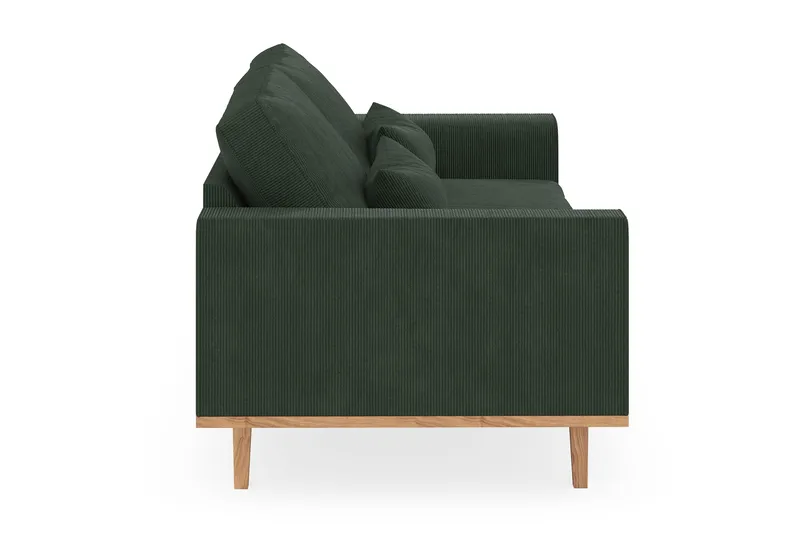 Copenhagen 2-seters Manchestersofa - Mørk grønn - Møbler - Sofaer - 2 seter sofa