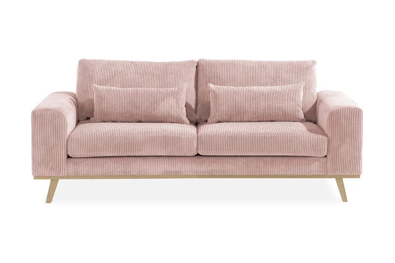 Copenhagen 2-seters Manchestersofa - Rosa - Møbler - Sofaer - 2 seter sofa