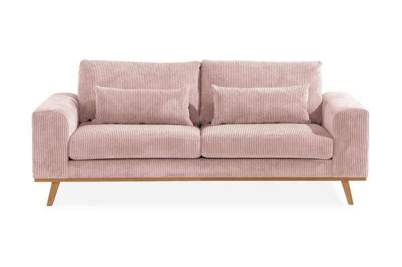 Copenhagen 2-seters Manchestersofa - Rosa - Møbler - Sofaer - 2 seter sofa