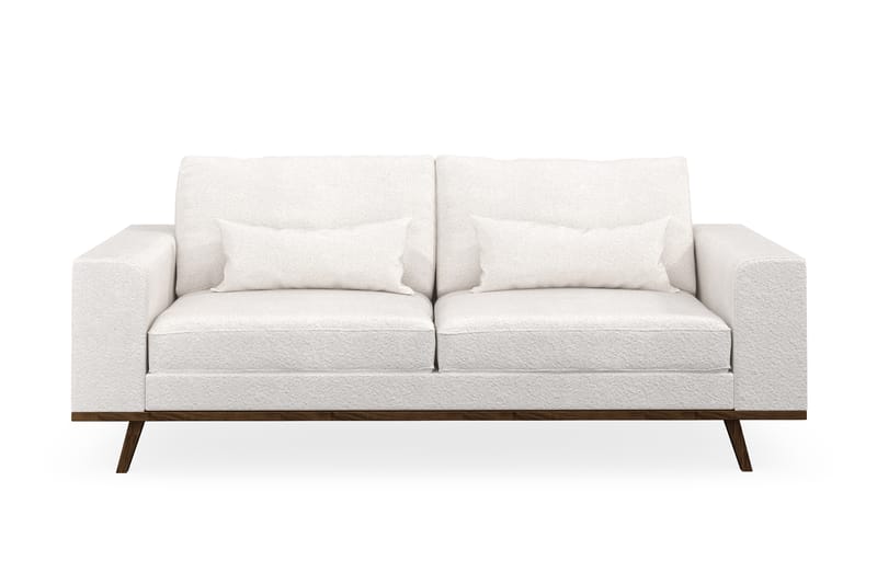 Copenhagen 2-seters Sofa i Bouclé - Hvit - Møbler - Sofaer - 2 seter sofa