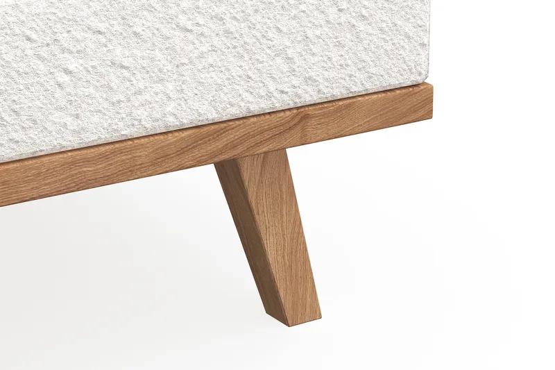 Copenhagen 2-seters Sofa i Bouclé - Hvit - Møbler - Sofaer - 2 seter sofa