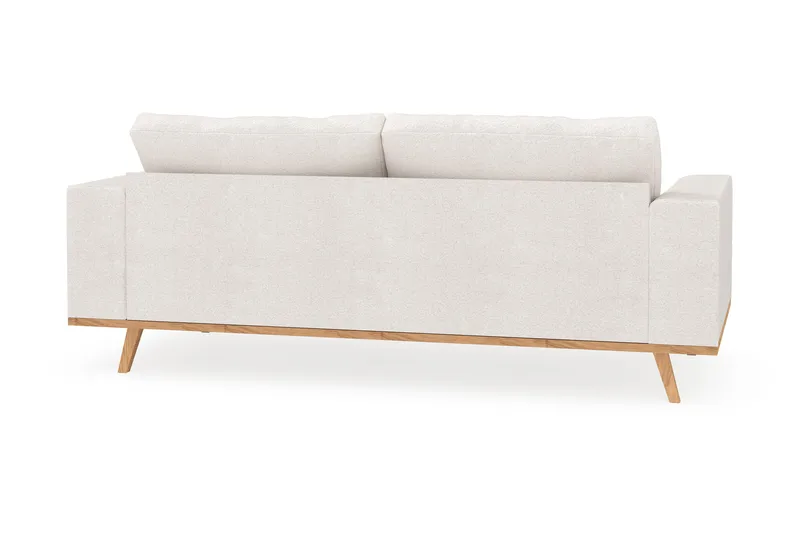 Copenhagen 2-seters Sofa i Bouclé - Hvit - Møbler - Sofaer - 2 seter sofa