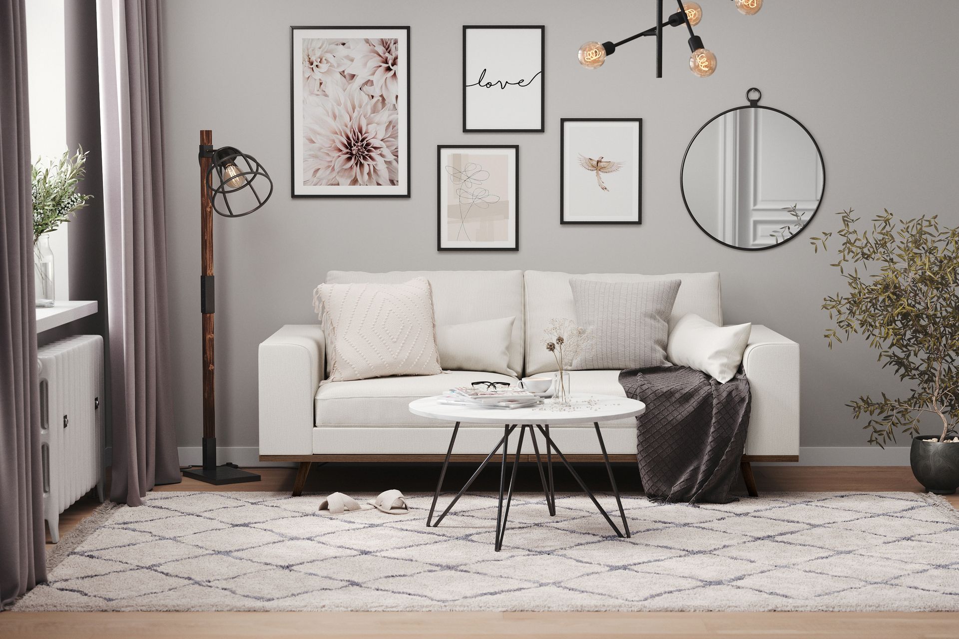 Copenhagen 2-seters Stoffsofa - Beige - Møbler - Sofaer - 2 seter sofa