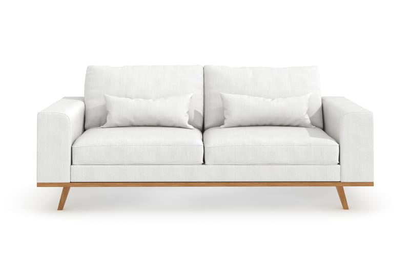Copenhagen 2-seters Stoffsofa - Hvit - Møbler - Sofaer - 2 seter sofa