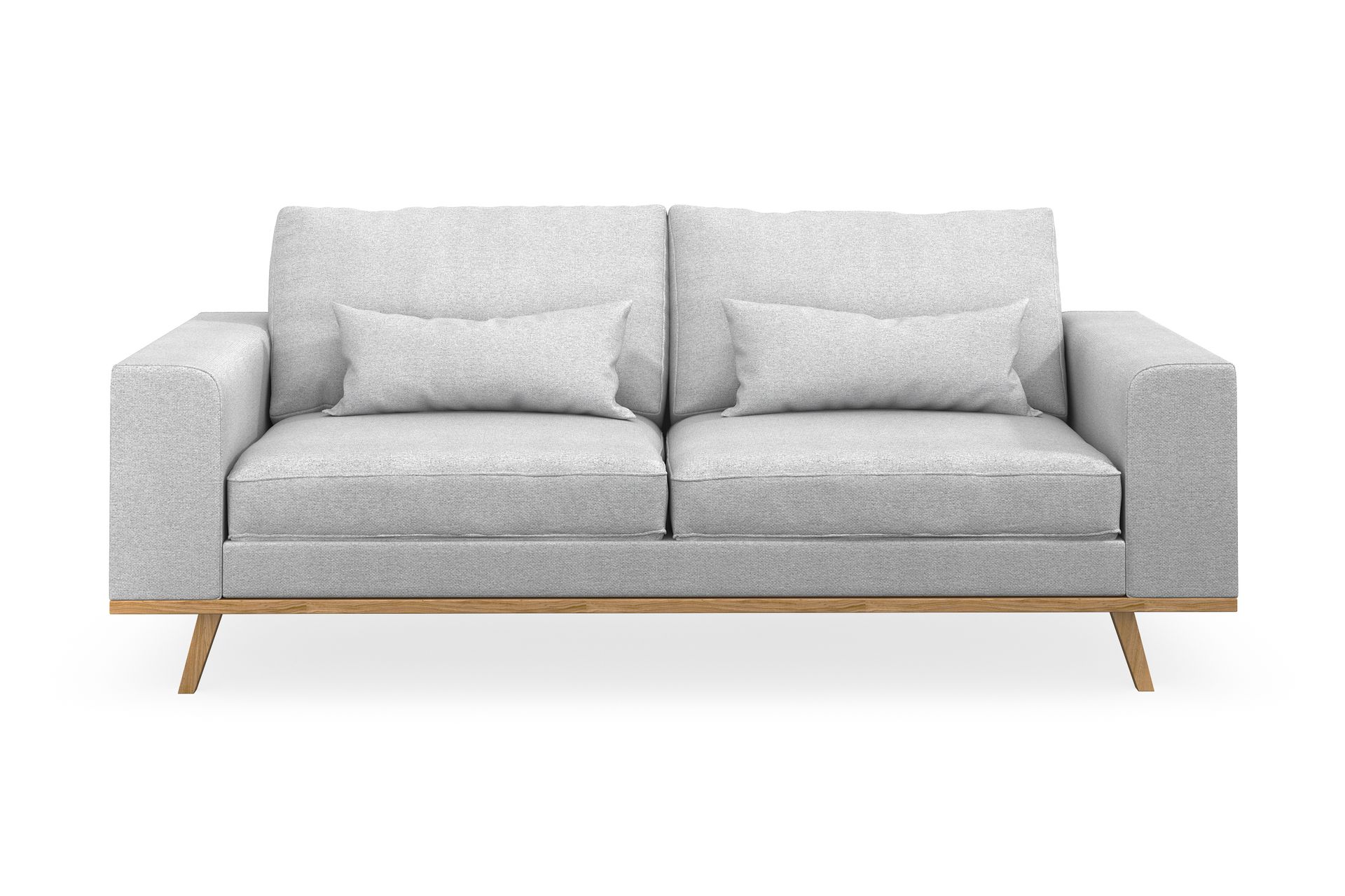 Copenhagen 2-seters Stoffsofa - Lys grå - Møbler - Sofaer - 2 seter sofa