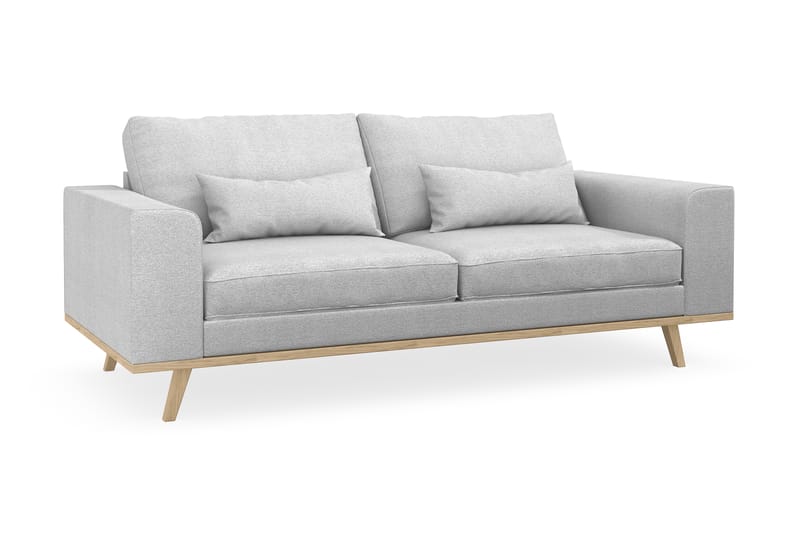 Copenhagen 2-seters Stoffsofa - Lys grå - Møbler - Sofaer - 2 seter sofa