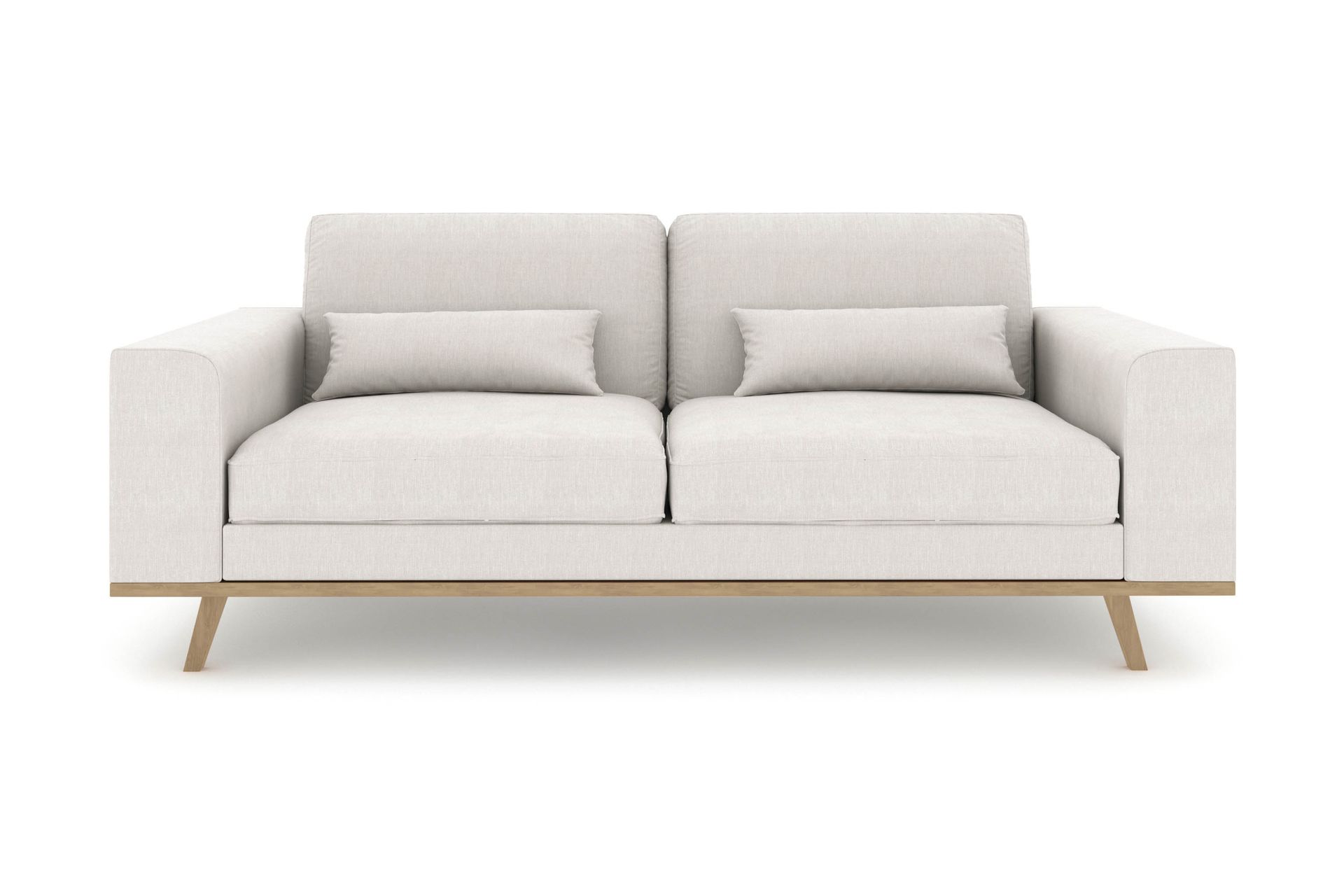 Copenhagen 2-seters Stoffsofa - Lys grå - Møbler - Sofaer - 2 seter sofa