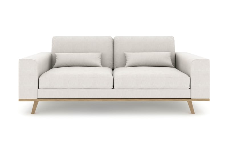 Copenhagen 2-seters Stoffsofa - Lys grå - Møbler - Sofaer - 2 seter sofa