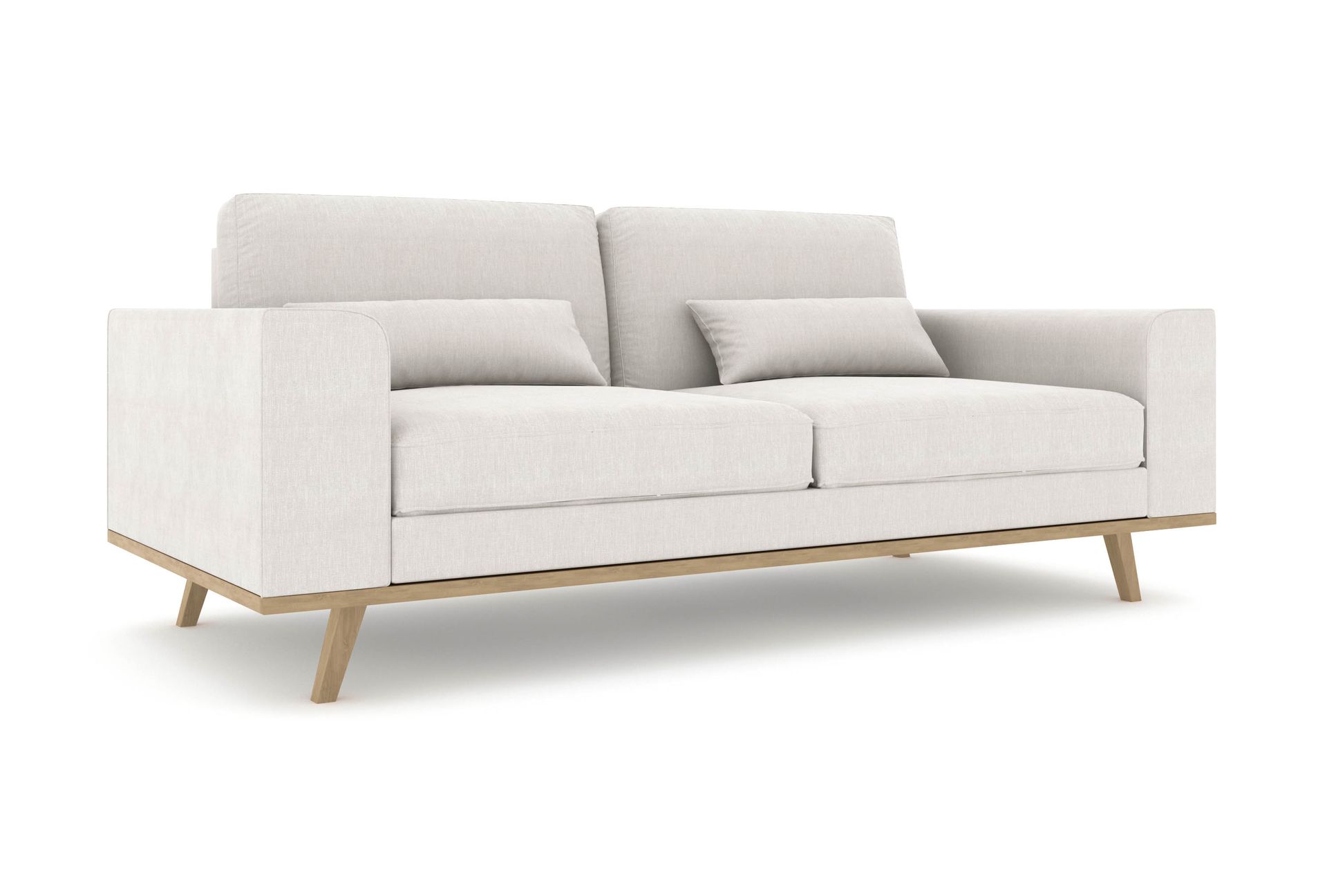 Copenhagen 2-seters Stoffsofa - Lys grå - Møbler - Sofaer - 2 seter sofa