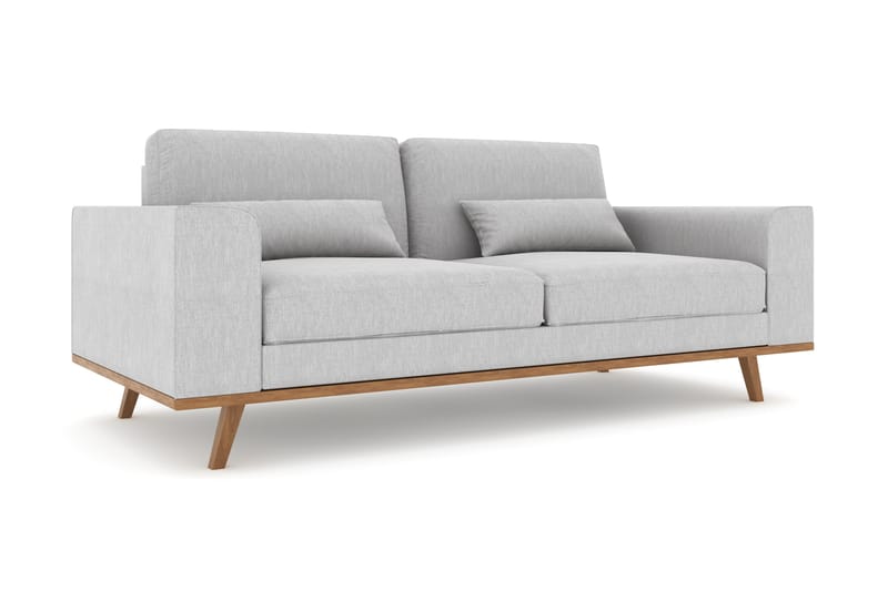 Copenhagen 2-seters Stoffsofa - Lys grå - Møbler - Sofaer - 2 seter sofa