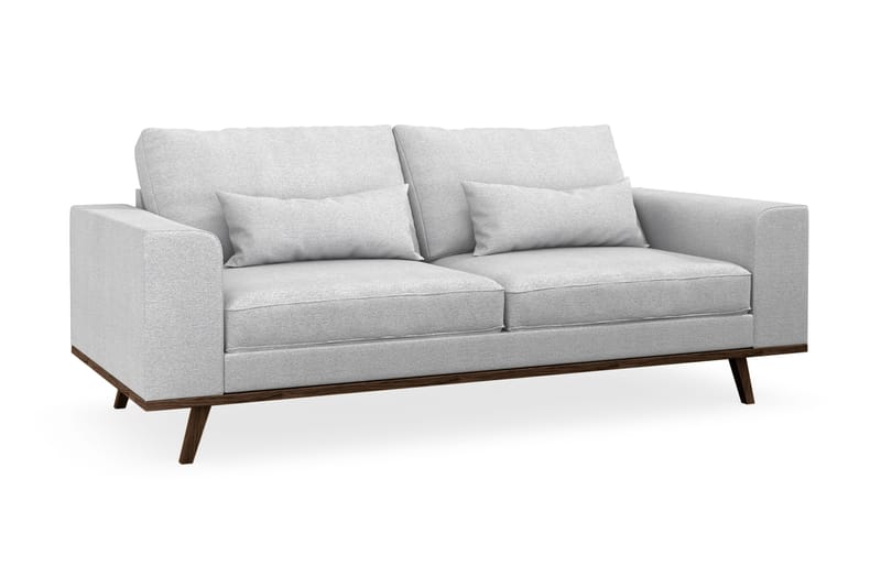 Copenhagen 2-seters Stoffsofa - Lys grå - Møbler - Sofaer - 2 seter sofa