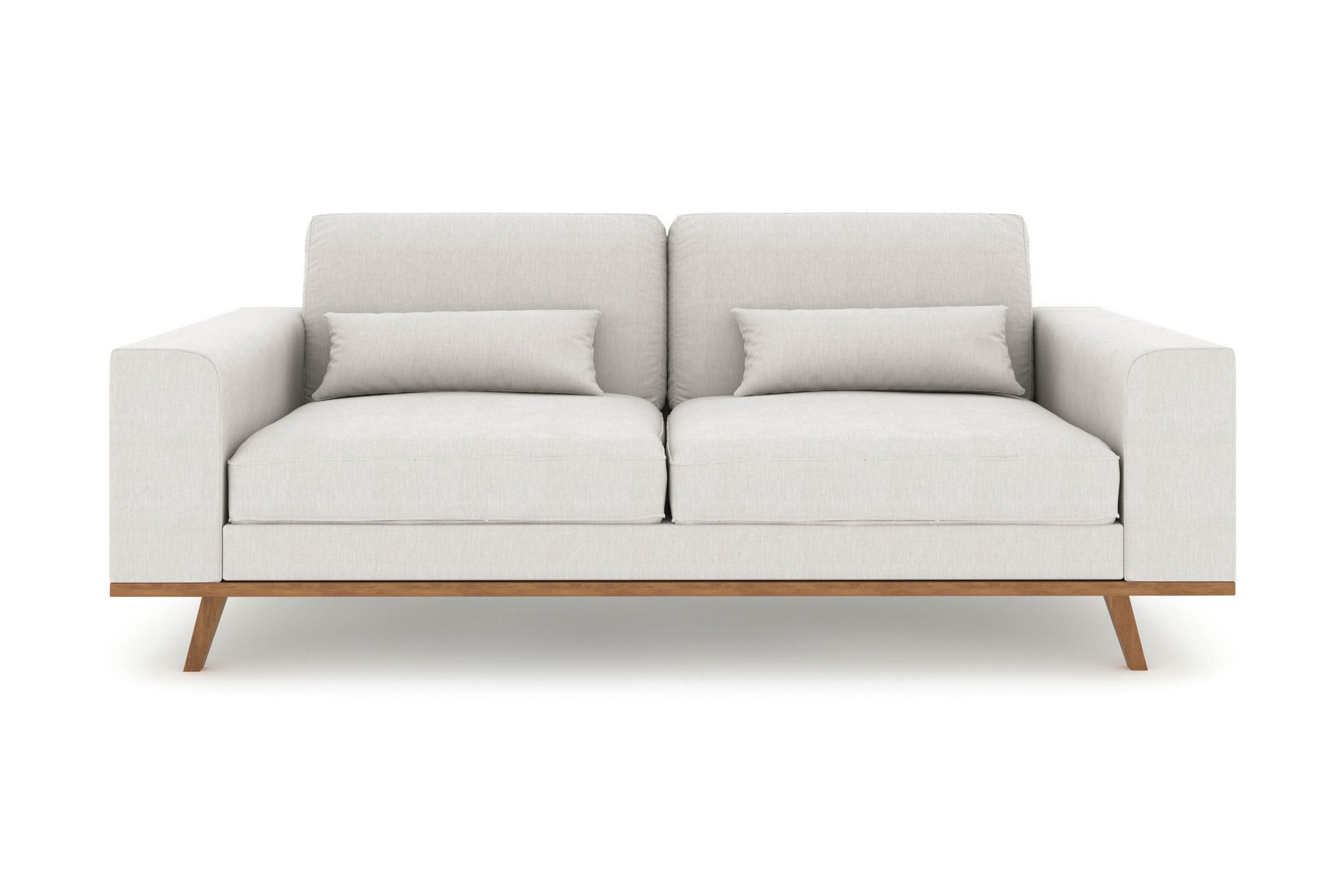 Copenhagen 2-seters Stoffsofa - Lys grå - Møbler - Sofaer - 2 seter sofa