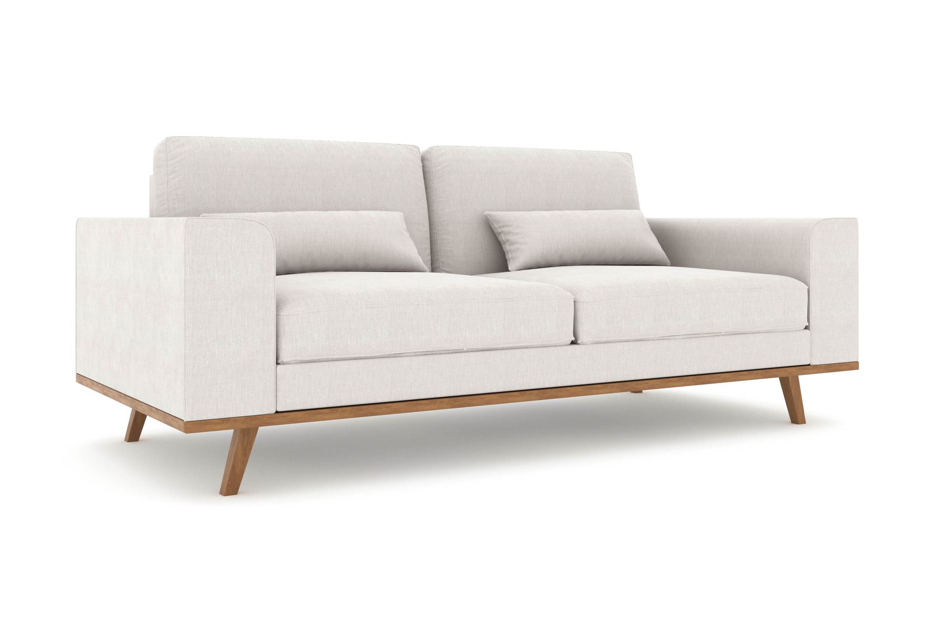 Copenhagen 2-seters Stoffsofa - Lys grå - Møbler - Sofaer - 2 seter sofa
