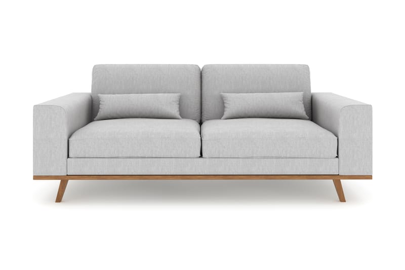 Copenhagen 2-seters Stoffsofa - Lys grå - Møbler - Sofaer - 2 seter sofa