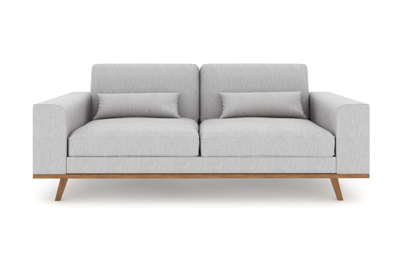 Copenhagen 2-seters Stoffsofa - Lys grå - Møbler - Sofaer - 2 seter sofa