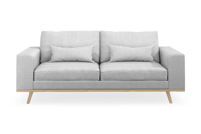 Copenhagen 2-seters Stoffsofa - Lys grå - Møbler - Sofaer - 2 seter sofa