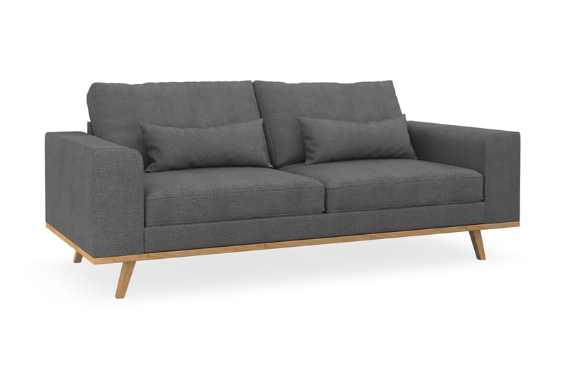 Copenhagen 2-seters Stoffsofa - Mørk grå - Møbler - Sofaer - 2 seter sofa