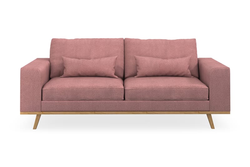 Copenhagen 2-seters Stoffsofa - Rosa - Møbler - Sofaer - 2 seter sofa