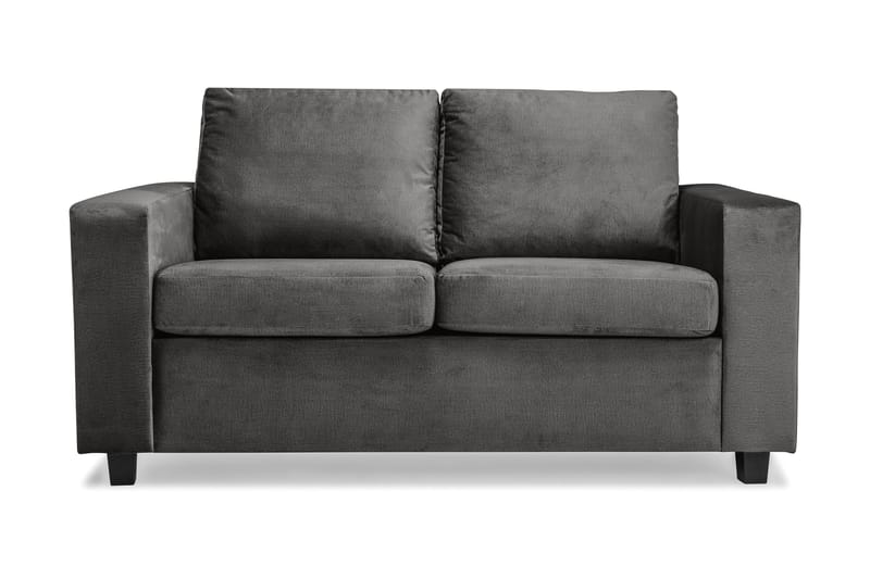 Crazy 2-seters Fløyelssofa - Mørk grå - Møbler - Sofaer - 2 seter sofa