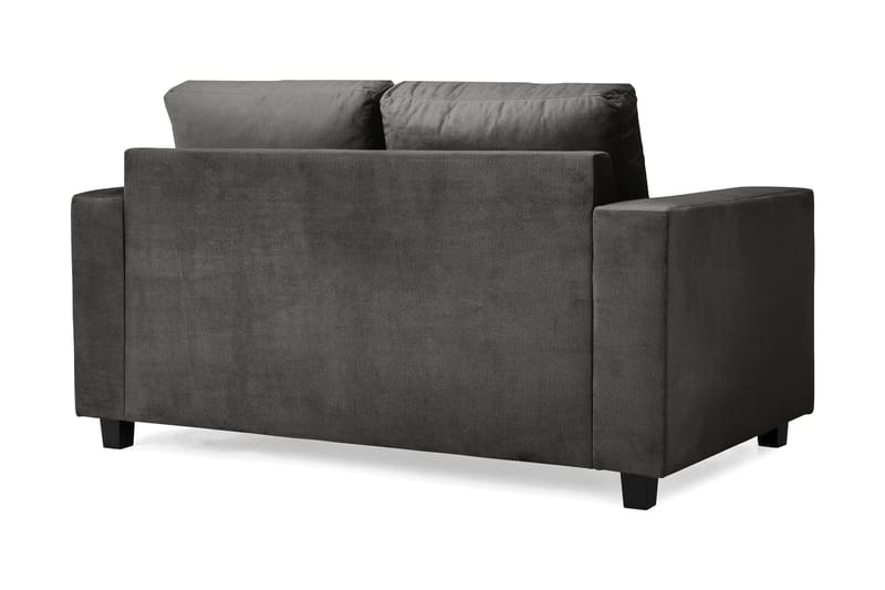 Crazy 2-seters Fløyelssofa - Mørk grå - Møbler - Sofaer - 2 seter sofa