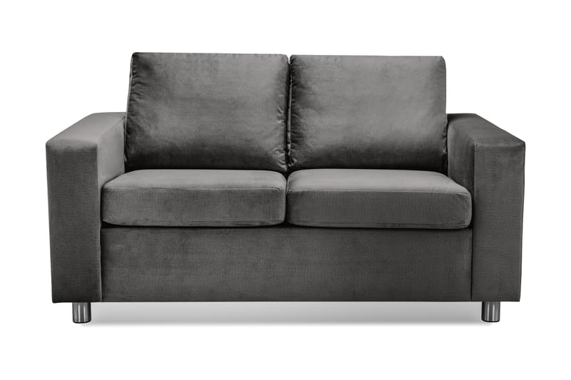 Crazy 2-seters Fløyelssofa - Mørk grå - Møbler - Sofaer - 2 seter sofa